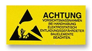 Foto label, esd, warning german language; L5102G