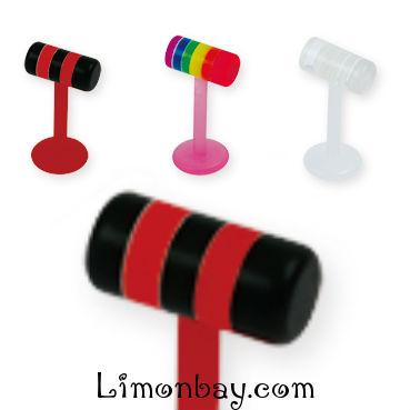 Foto Labret bioplástico con diseño de martillo