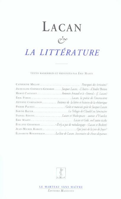 Foto Lacan et la litterature