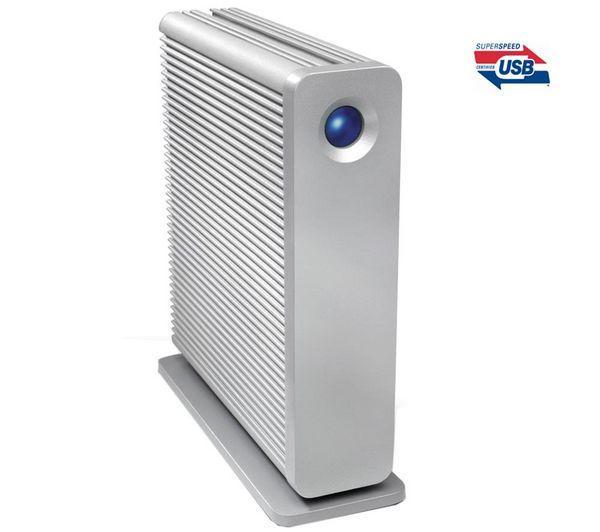 Foto Lacie disco duro externo d2 quadra - 2 tb, plateado