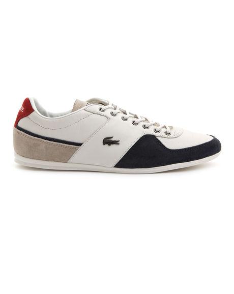 Foto LACOSTE - Deportivos de cuero blanco Taloire