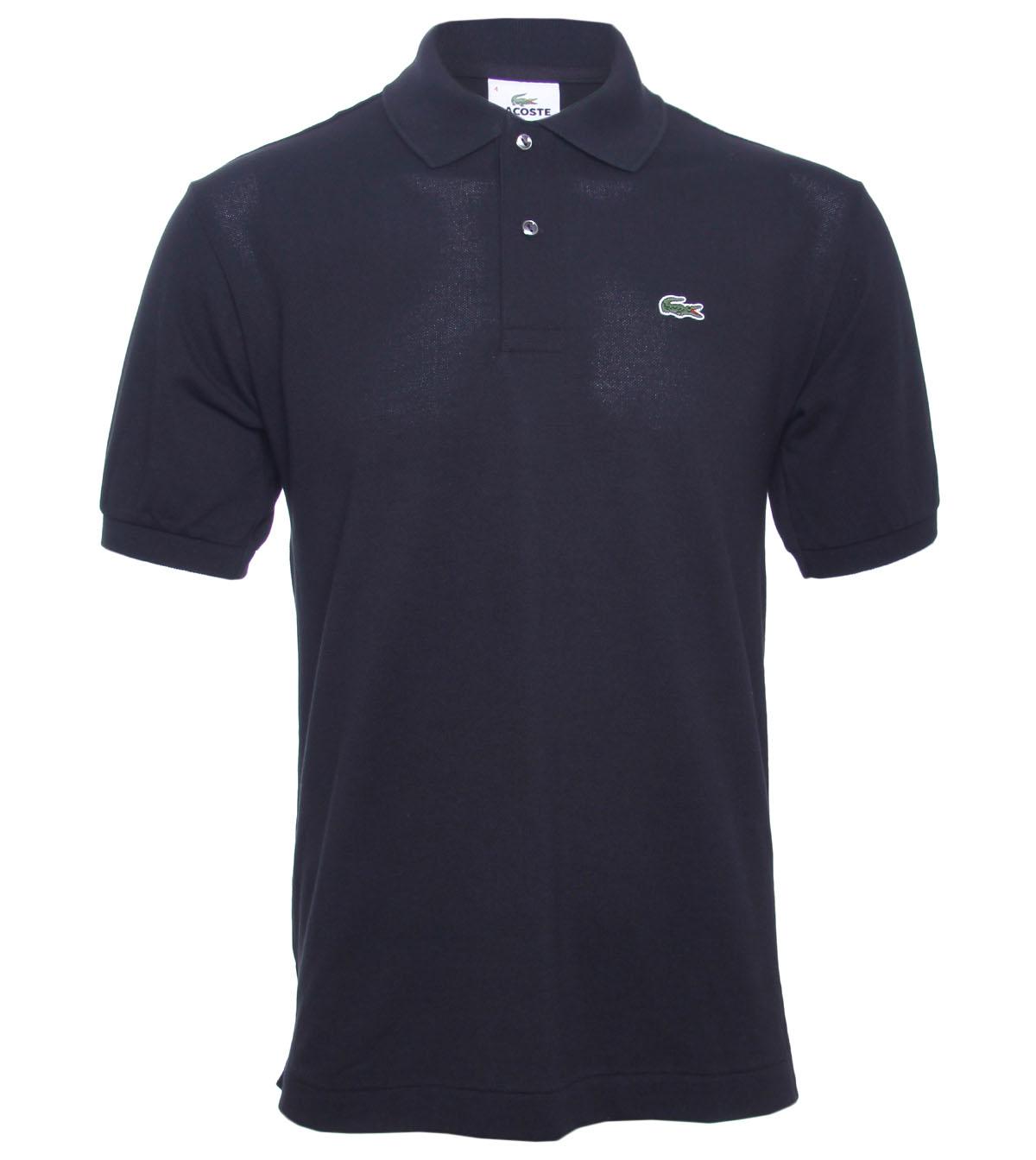 Foto Lacoste Black Cotton Polo Shirt