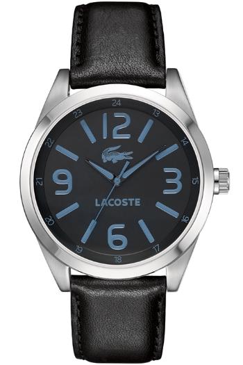 Foto Lacoste Gents Montreal Black Leather Strap Watch 2010615
