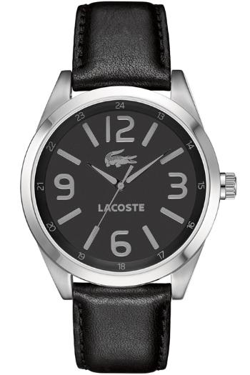 Foto Lacoste Gents Montreal Black Leather Strap Watch 2010616