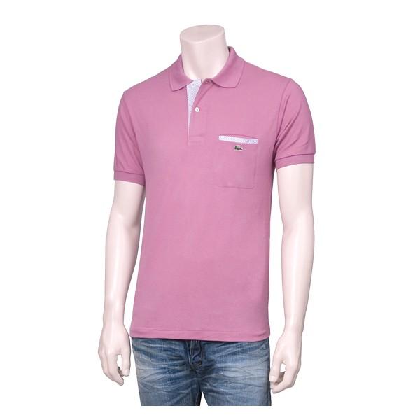 Foto Lacoste para hombre de Polo regular con una rosa Pocket