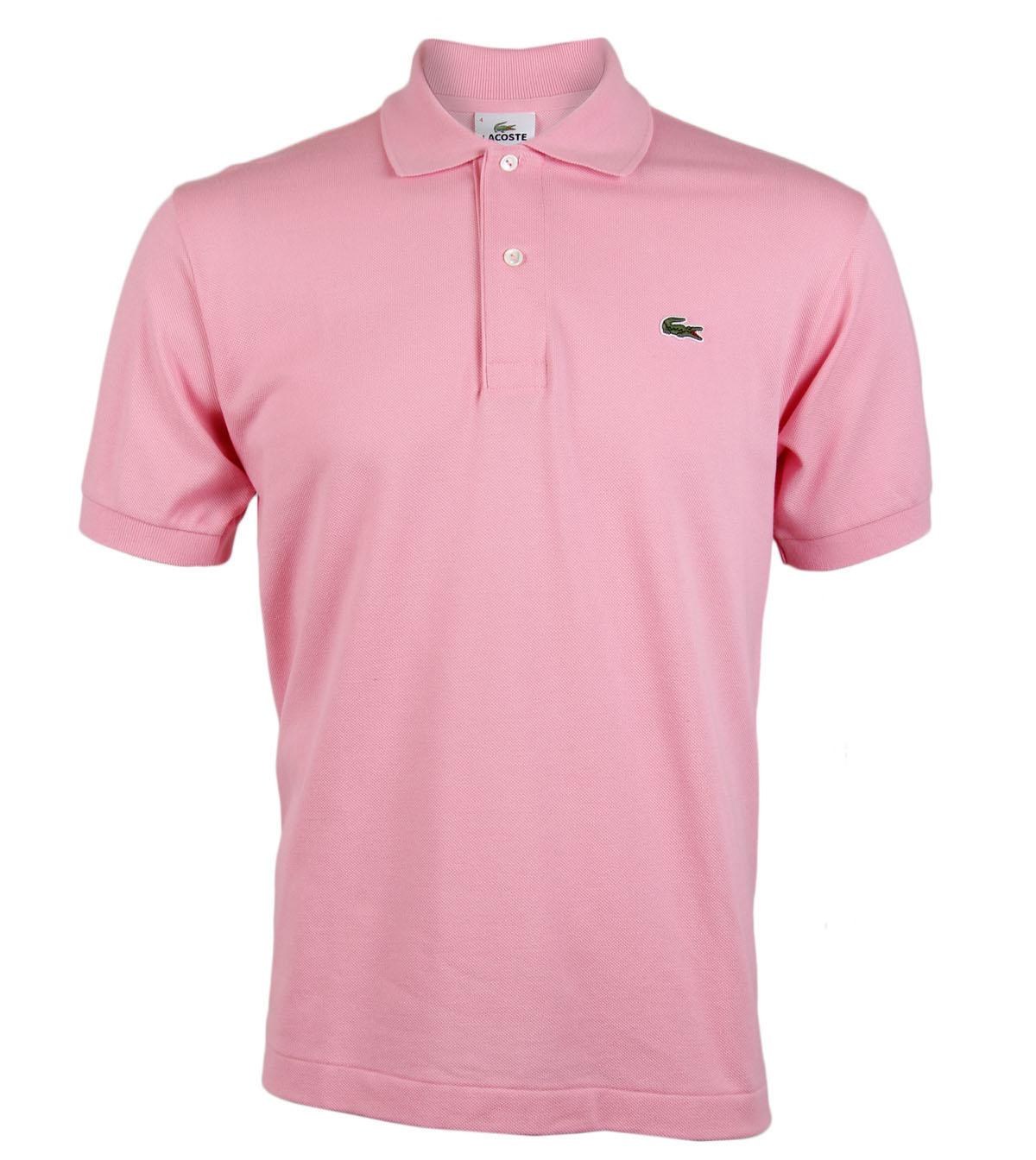 Foto Lacoste Pink Cotton Polo Shirt-M