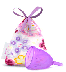 Foto Lady cup Copa menstrual Lila Talla L 46 mm