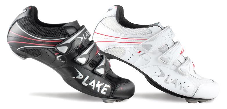 Foto Lake CX160 White & Black Zapatos Bicicleta de Carretera