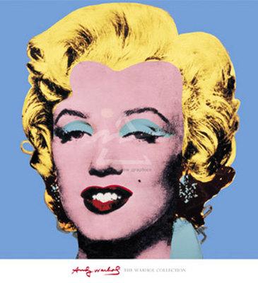 Foto Lamina Marilyn Monroe Azul, 1954 65x71 Cms De Andy Warhol Laminas Posters W923
