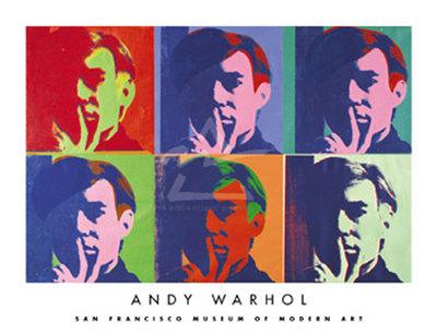 Foto Lamina Set De Seis Autorretratos, 1967 86x65 De Andy Warhol Laminas Posters W955