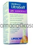Foto Lancetas One Touch Ultrasoft 25 Unidades