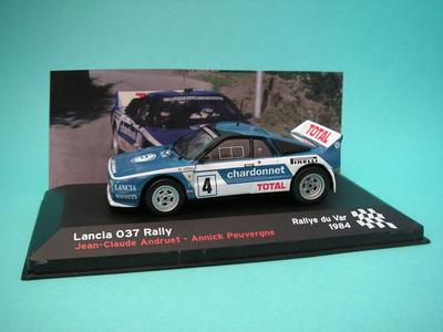 Foto Lancia 037 Chardonnet - Andruet - Rally Du Var 1984 - 1/43 Nuevo - Ixo / Altaya