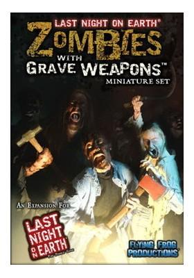 Foto Last night on earth: zombies with grave weapons miniature set