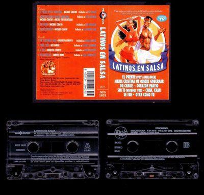Foto Latinos En Salsa - Michael Chacon -  Spain Cassette Vale Music 1998 - Como Nuevo