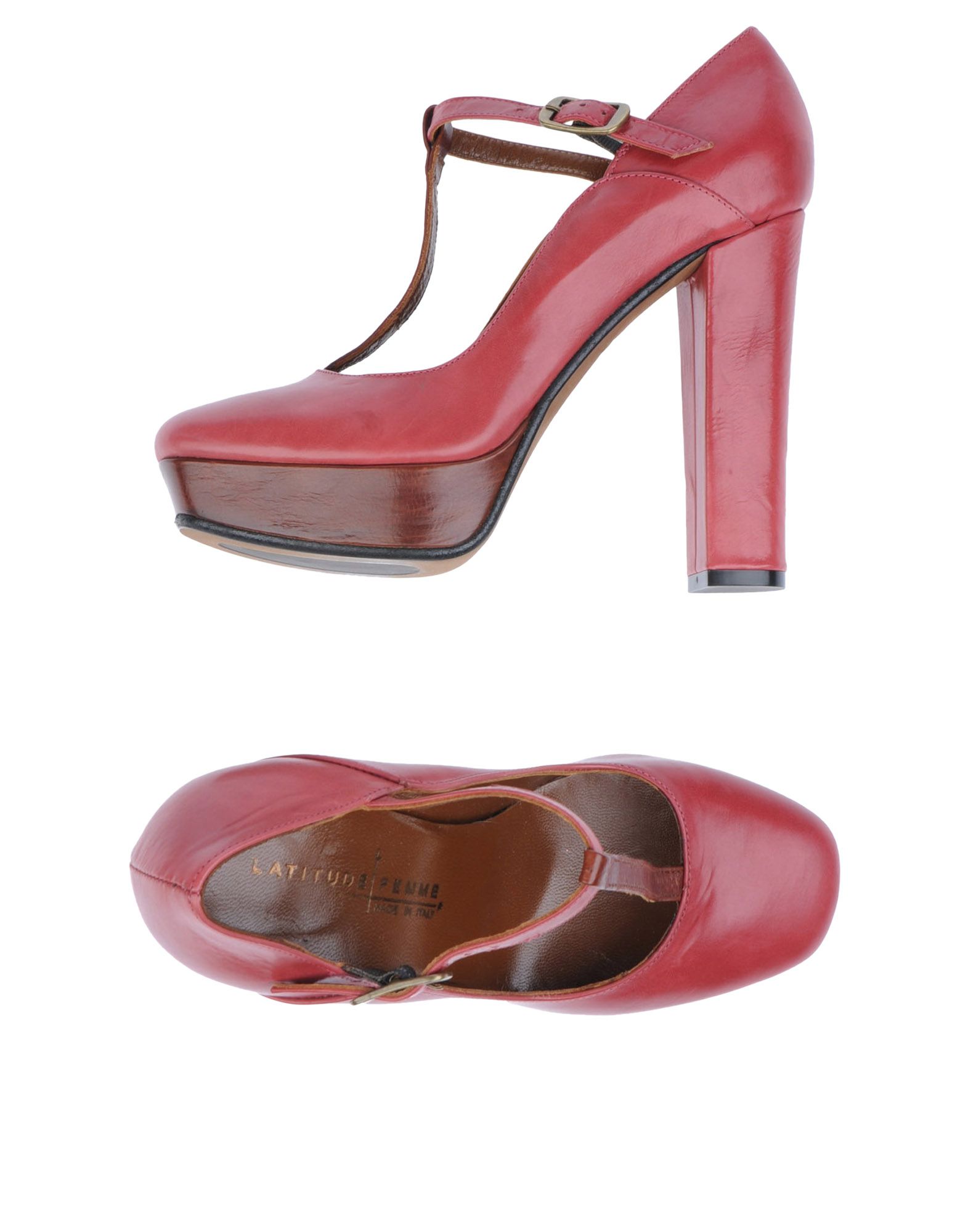 Foto Latitude Femme Zapatos De SalóN Plataforma Mujer Púrpura