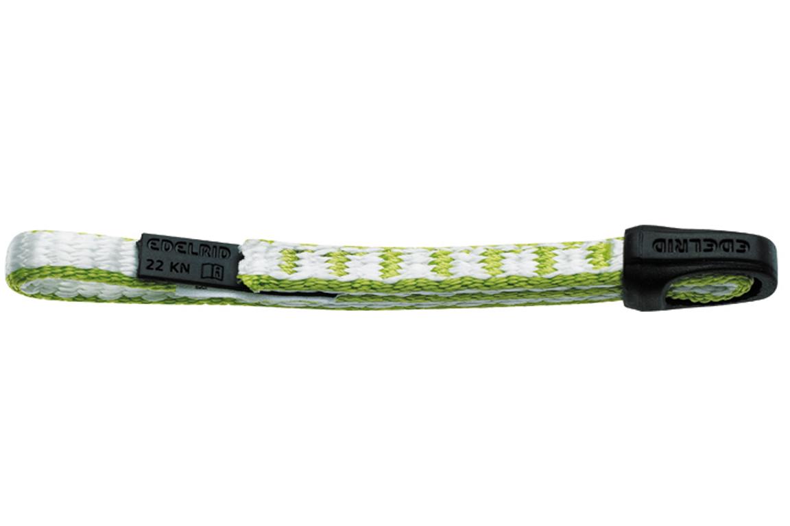 Foto Lazo Edelrid Cinta exprés Dyneema gris/blanco , oasis