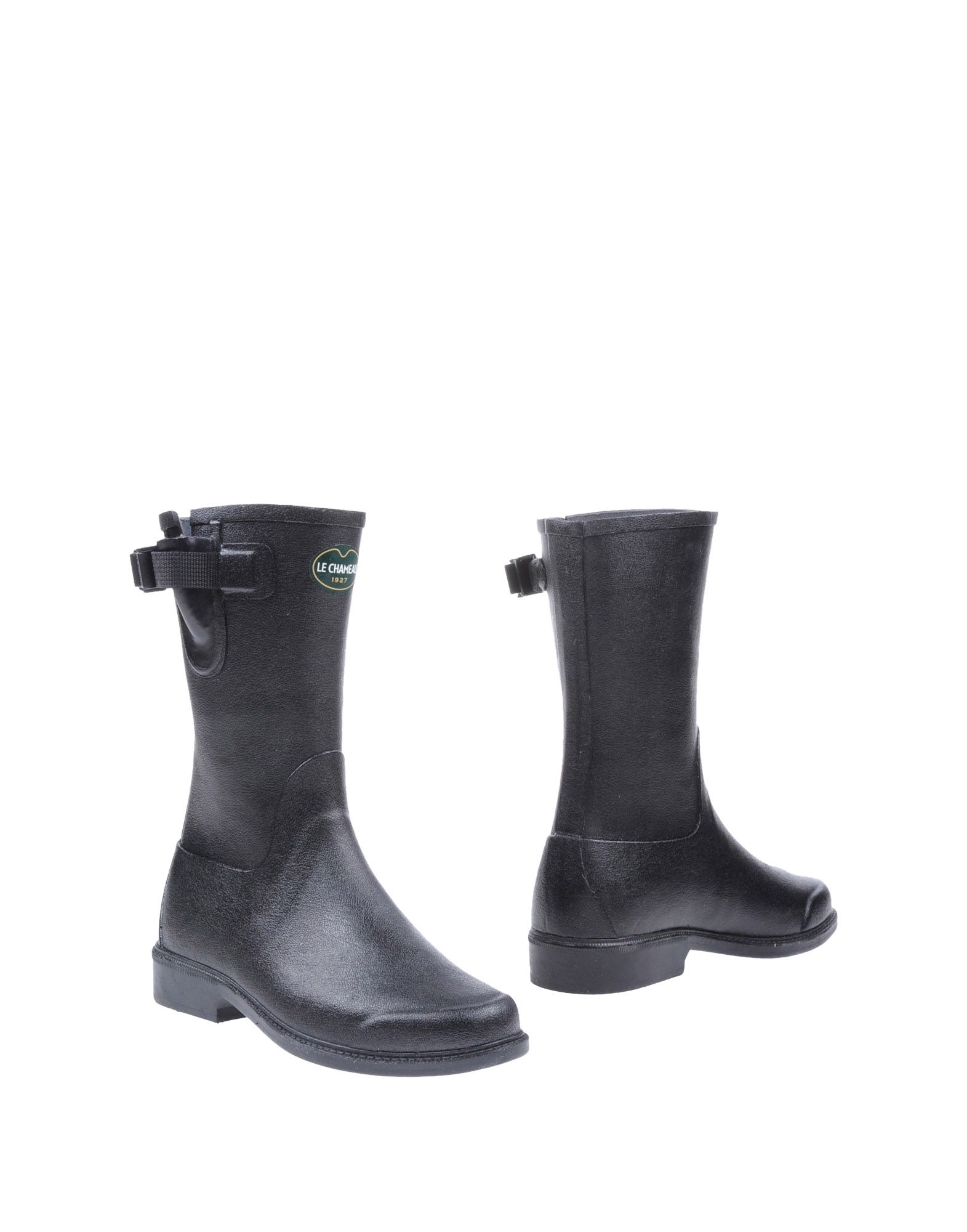 Foto Le Chameau Botines De CañA Alta Mujer Negro