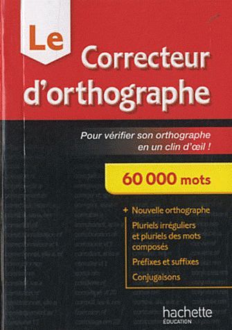 Foto Le correcteur d'orthographe Hachette