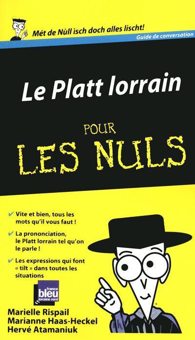 Foto Le platt lorrain guide de conversation pour les nuls