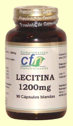Foto Lecitina 1200 mg - CFN - 90 cápsulas