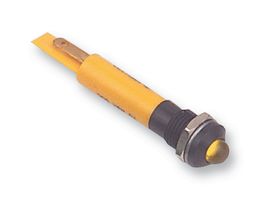 Foto led indicator, 12v, yellow; 19041252