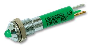 Foto led indicator, 24v, green; 19000351