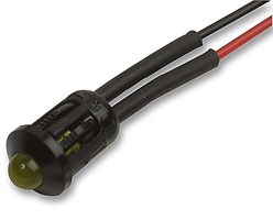 Foto led indicator, 2vdc, yellow; 1980000052900