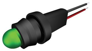 Foto led, panel mount, green, 3mm, 2.2v; SSI-RM3091GD-150
