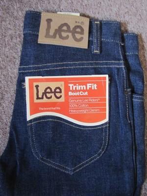 Foto Lee Riders Boot Cut Vintage Jeans Mens 28 X 30 Trim Fit