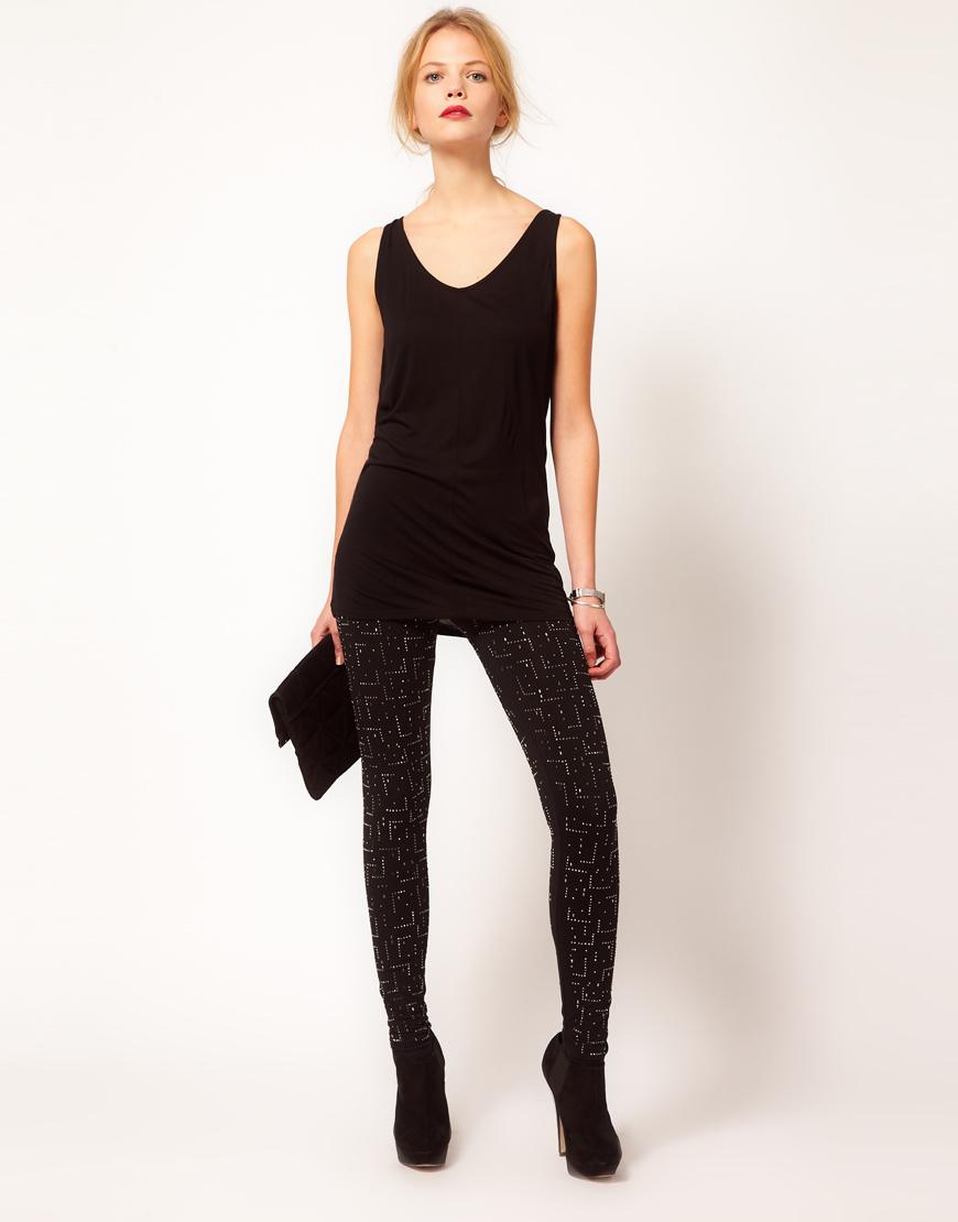 Foto Leggings Heat Seal de Oasis Negro