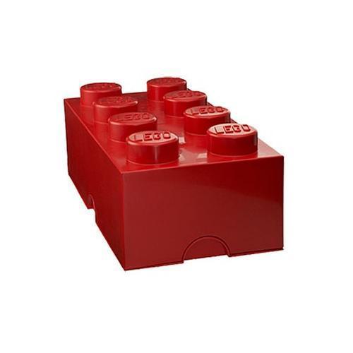 Foto LEGO 40041730 Bloque de Almacenaje 8 Rojo