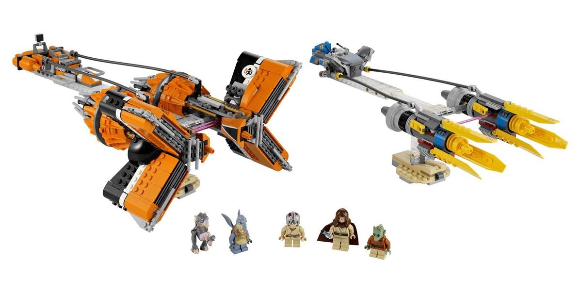 Foto LEGO 7962 Star Wars Anakins´s & Sebulba´s Podracers