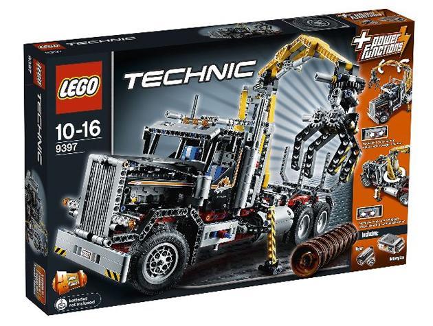Foto LEGO 9397 Camión cargador de troncos