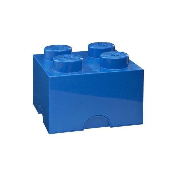 Foto Lego caja almacenaje azul 4 brick