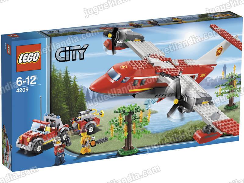 Foto Lego city avioneta de bomberos