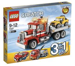 Foto Lego creator - camión con remolque - 7347 + creator - el super robot