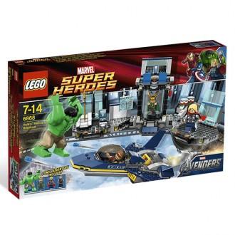 Foto Lego Súper héroes la fuga de hulk del helitransporte