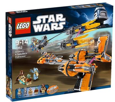 Foto Lego Star Wars - Anakins And Sebulbas Podracers  7962