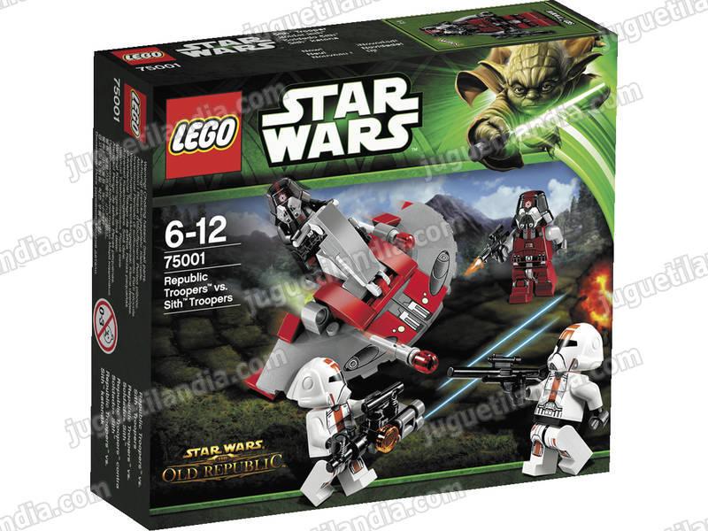 Foto Lego star wars republic troopers vs. soldados sith