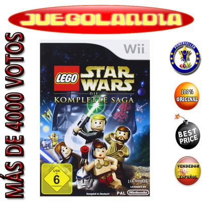 Foto Lego Star Wars Saga Completa Wii Nuevo Y Precintado En Castellano