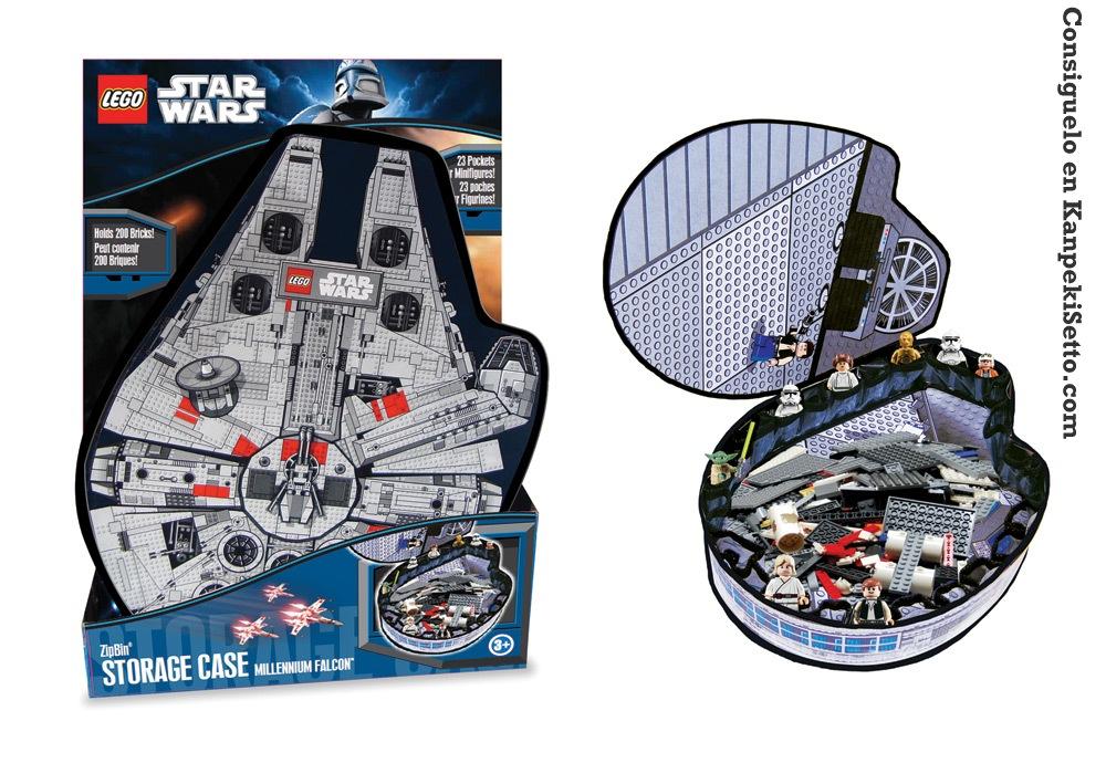 Foto Lego Star Wars Zipbin Bolso Millennium Falcon (pequeÑo)
