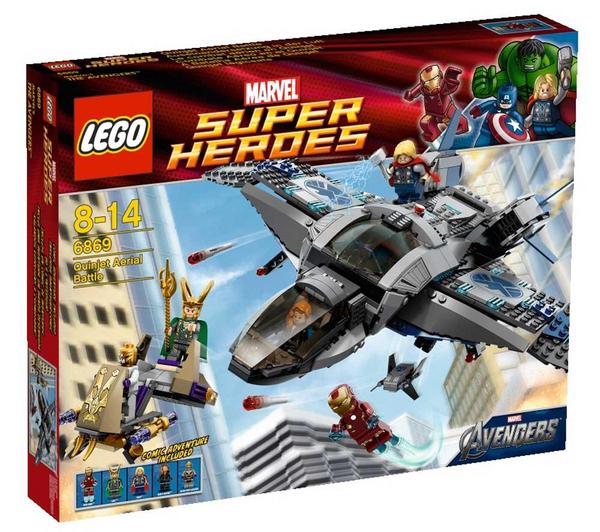 Foto Lego super heroes - el combate aéreo en quinjet - 6869