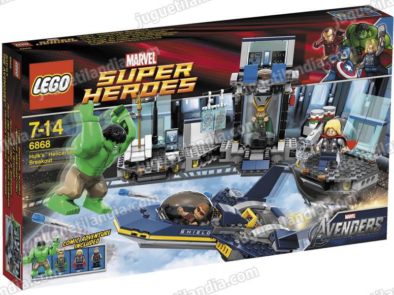 Foto Lego super heroes hulk's helicarrier breakout