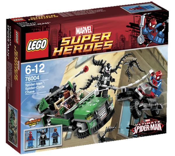 Foto Lego Superhéroes Marvel - Spiderman - La persecución en moto-araña - 76004