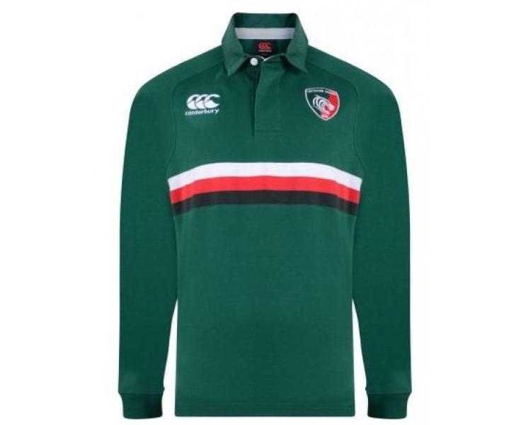 Foto LEICESTER TIGERS Adult Home Classic Long Sleeve Rugby Jersey