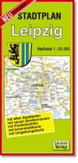 Foto Leipzig 1 : 22 500. Barthel Stadtplan