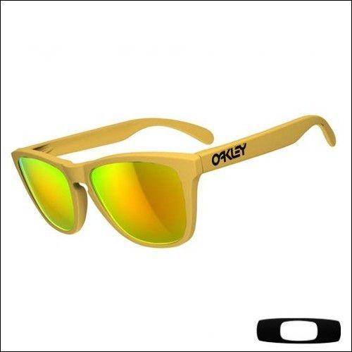 Foto Lente de oro-Fire Iridium de Oakley Frogskins Pike