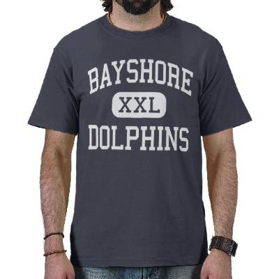 Foto Leonardo medio New Jersey de los delfínes de Baysh Tshirt