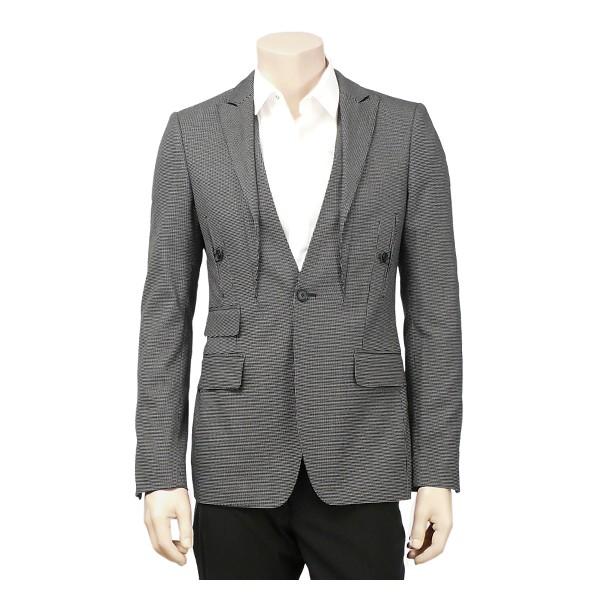Foto Les Hommes Dots Blazer blanca