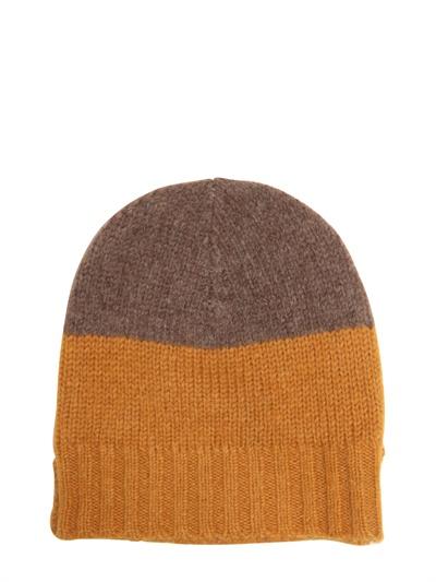 Foto les hommes two tone knitted beanie